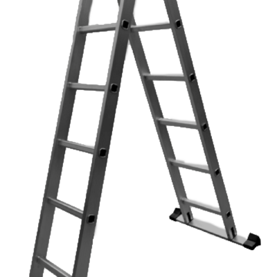 ESCALERA ALUMINIO DOBLE CARA 5P 1.50mt