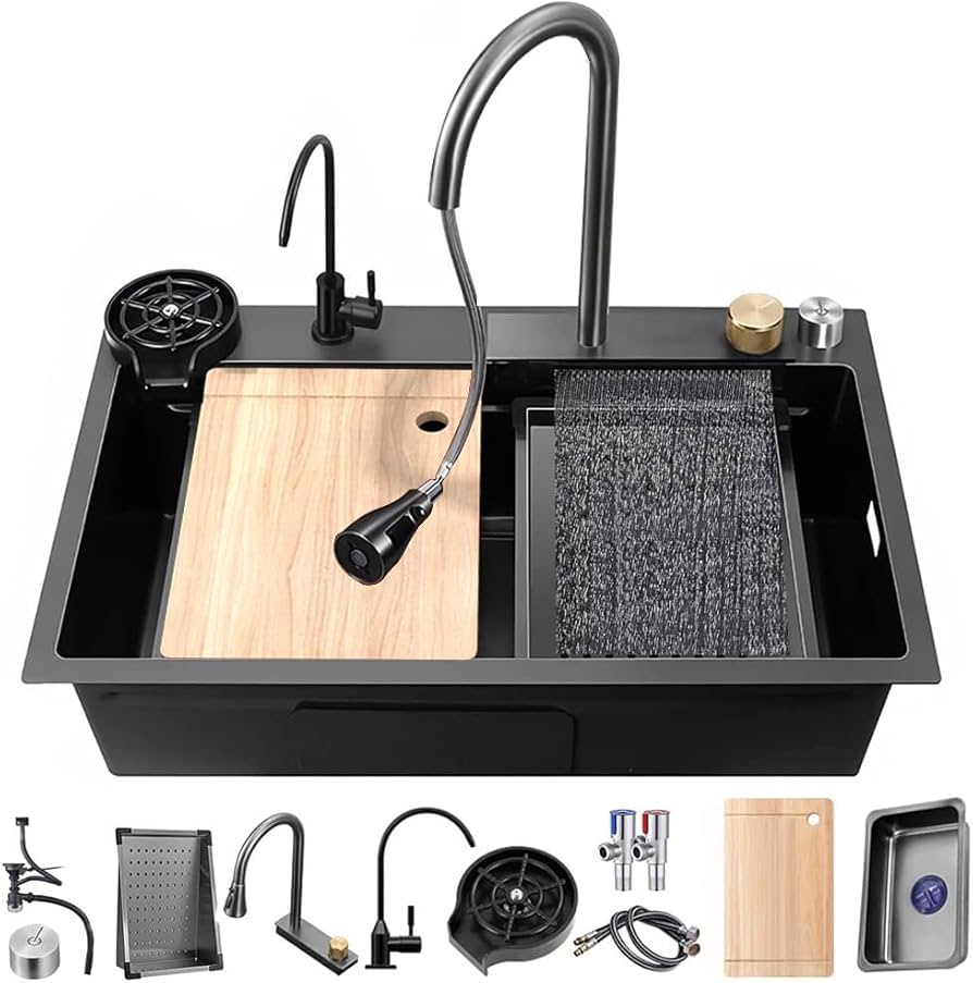 FREGADERO VITTO PREMIUM CASCADA 75X45 CM
