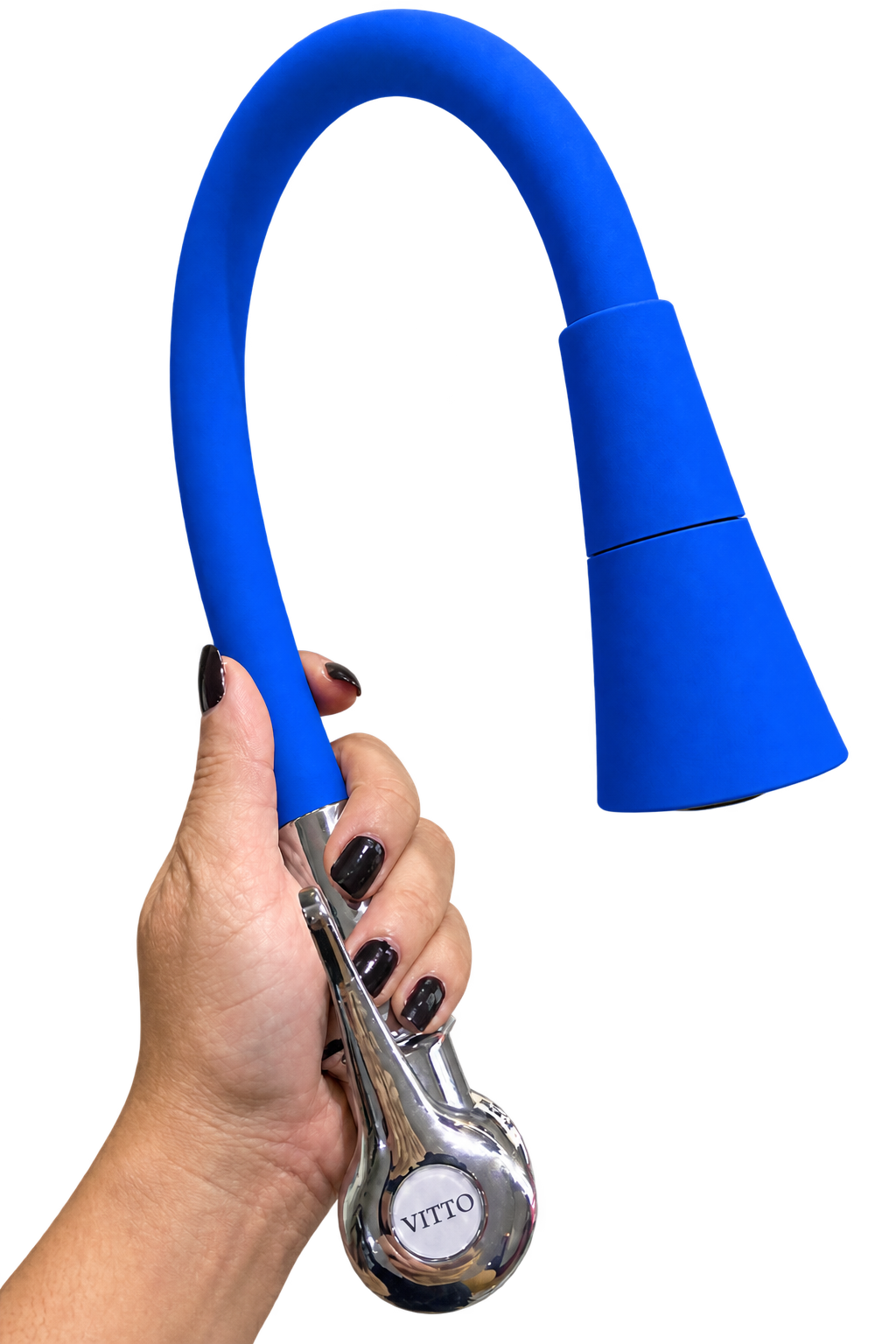 LLAVE VITTO FLEXIBLE 2 FUNCIONES T/CONO PARED/COCINA COLOR AZUL