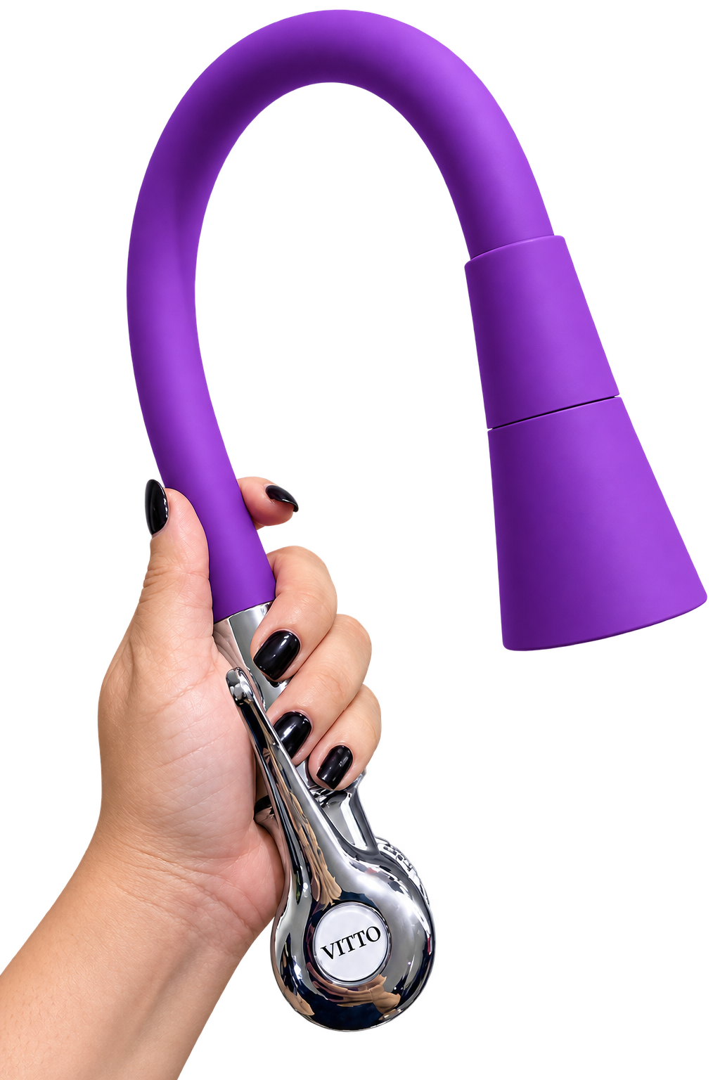 LLAVE VITTO FLEXIBLE 2 FUNCIONES T/CONO PARED/COCINA COLOR MORADO