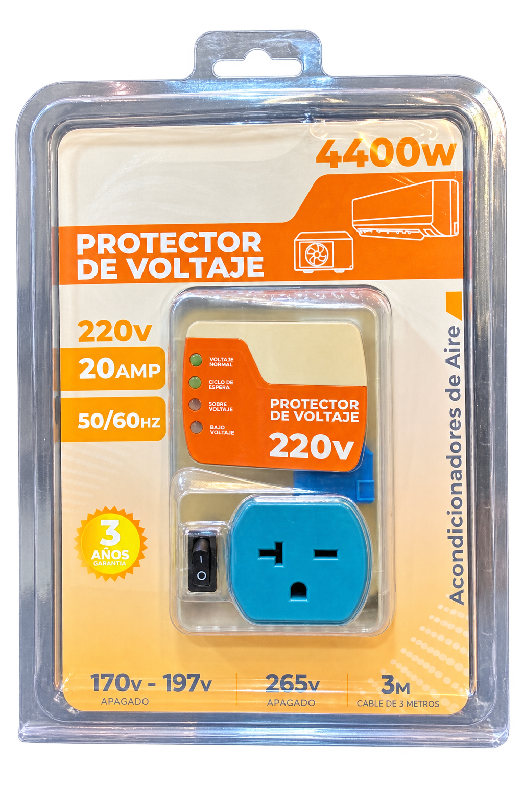 PROTECTOR DE VOLTAJE 220V