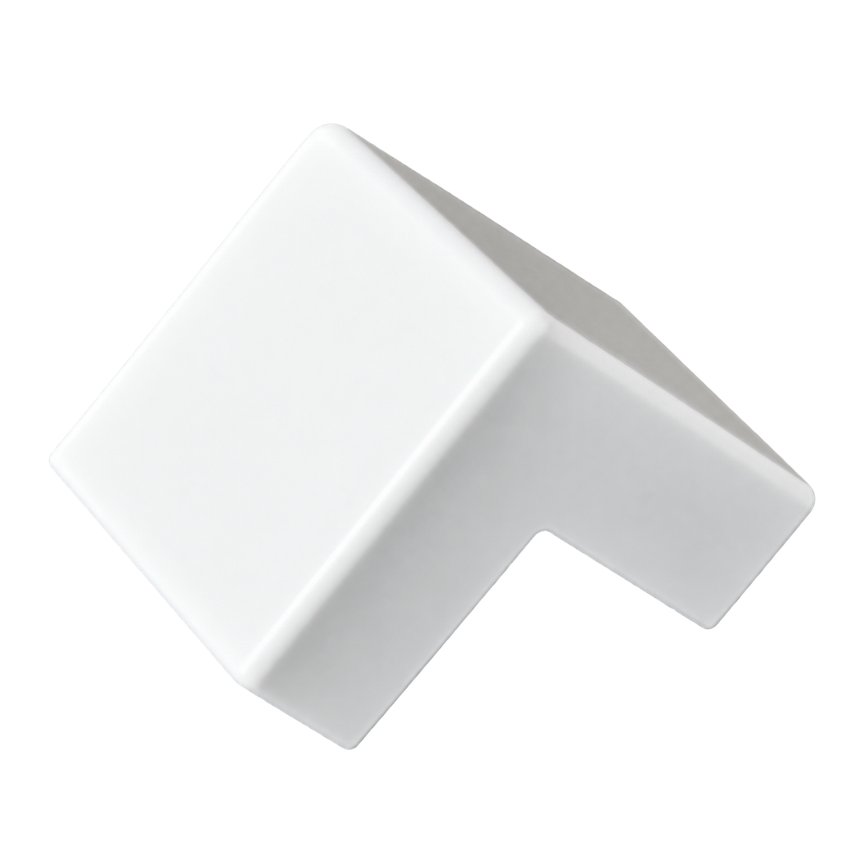 ANGULO PLANO PVC 20X10MM