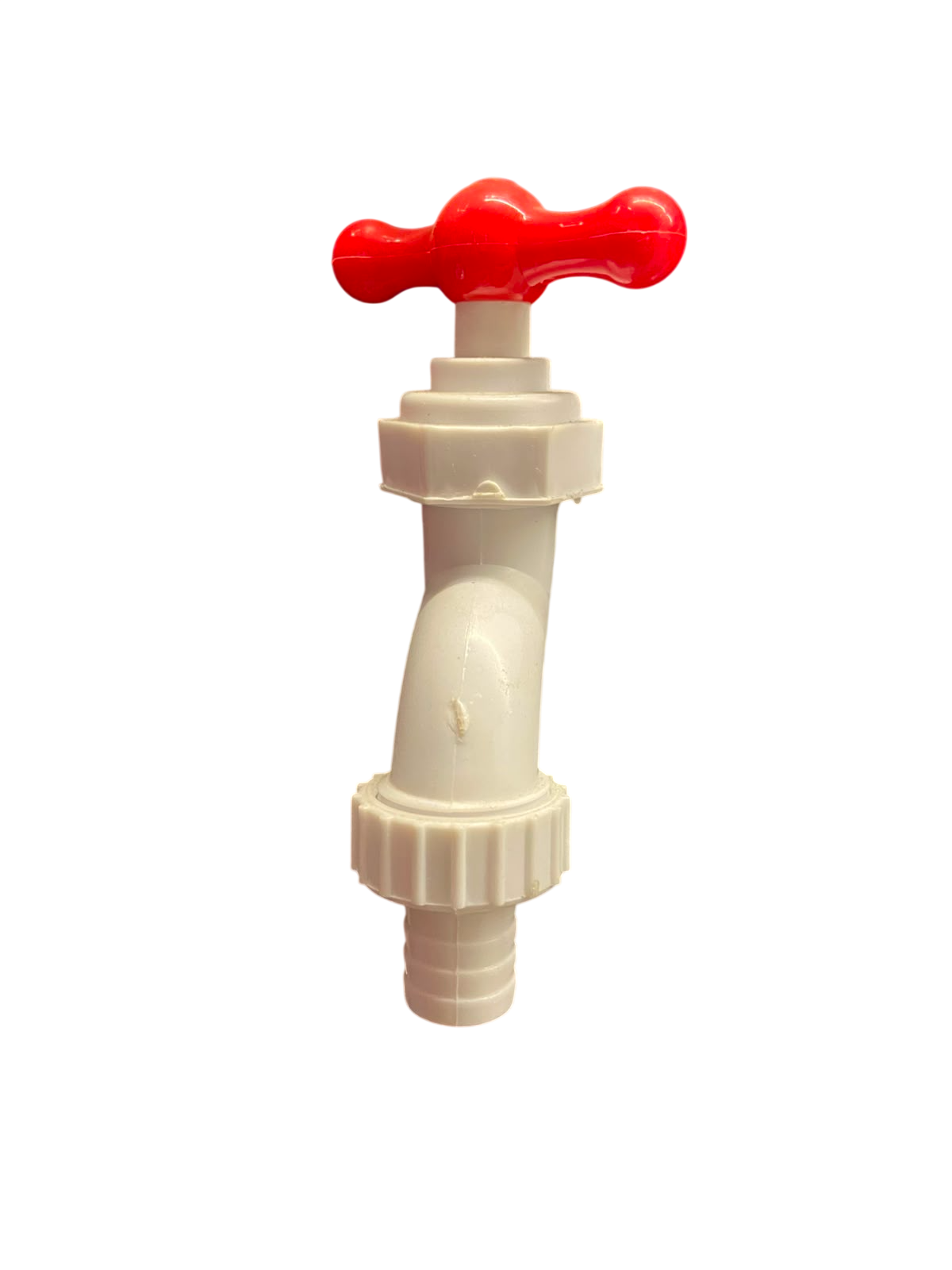 "LLAVE PVC BLANCO 1/2"" P/ JARDIN ESFERICA C/ ACOPLE"
