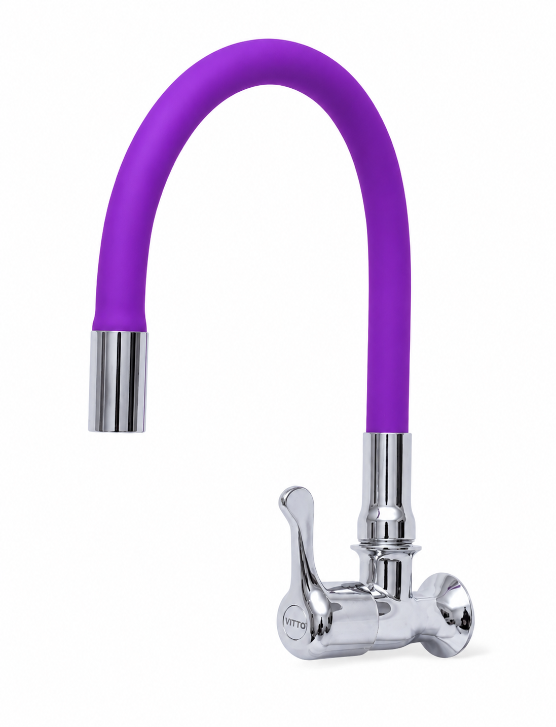 LLAVE VITTO FLEXIBLE PARED/COCINA COLOR MORADO