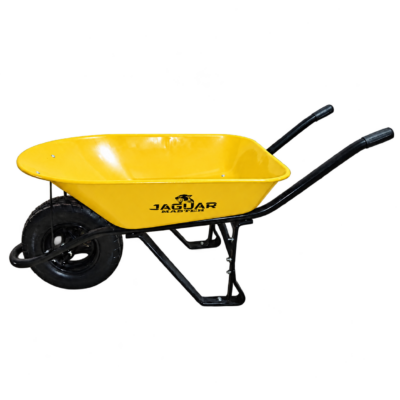 CARRETILLA JAGUAR MASTER AMARILLA CON RUEDA 16" T/TRUPPER SÓLIDA