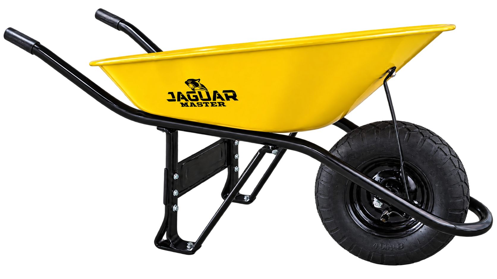 CARRETILLA JAGUAR MASTER AMARILLA CON RUEDA 16" T/TRUPPER