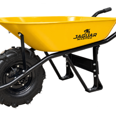 CARRETILLA JAGUAR MASTER AMARILLA CON RUEDA TRACTOR NEGRA 1-1/2" (4.00-8)
