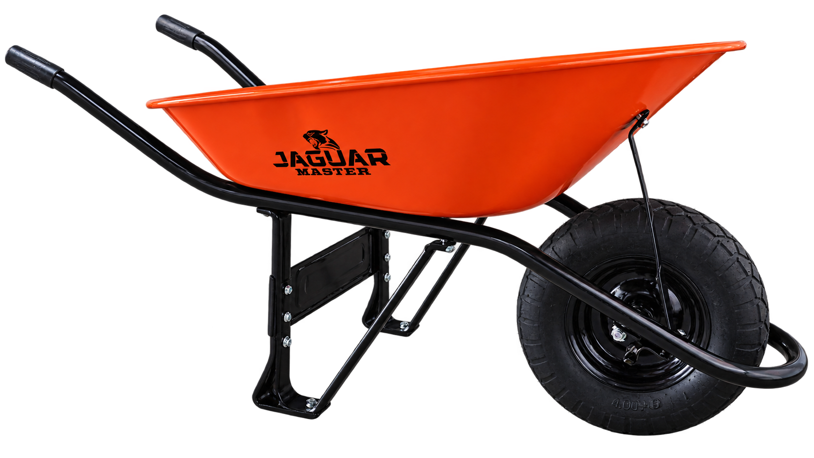 CARRETILLA JAGUAR MASTER NARANJA CON RUEDA 16" DIAMANTE