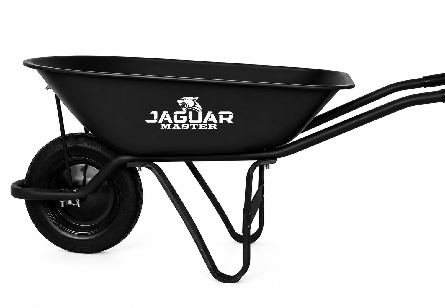 CARRETILLA JAGUAR MASTER NEGRA CON RUEDA 16" DIAMANTE