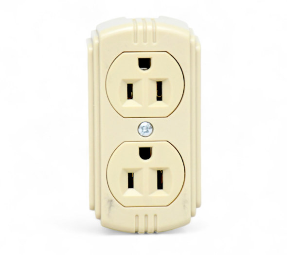 TOMACORRIENTE BEIGE S/P 2S POLARIZADO