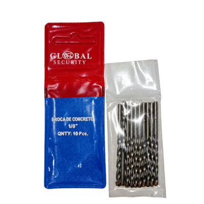 BROCA DE CONCRETO 1/8" X 10PCS SET