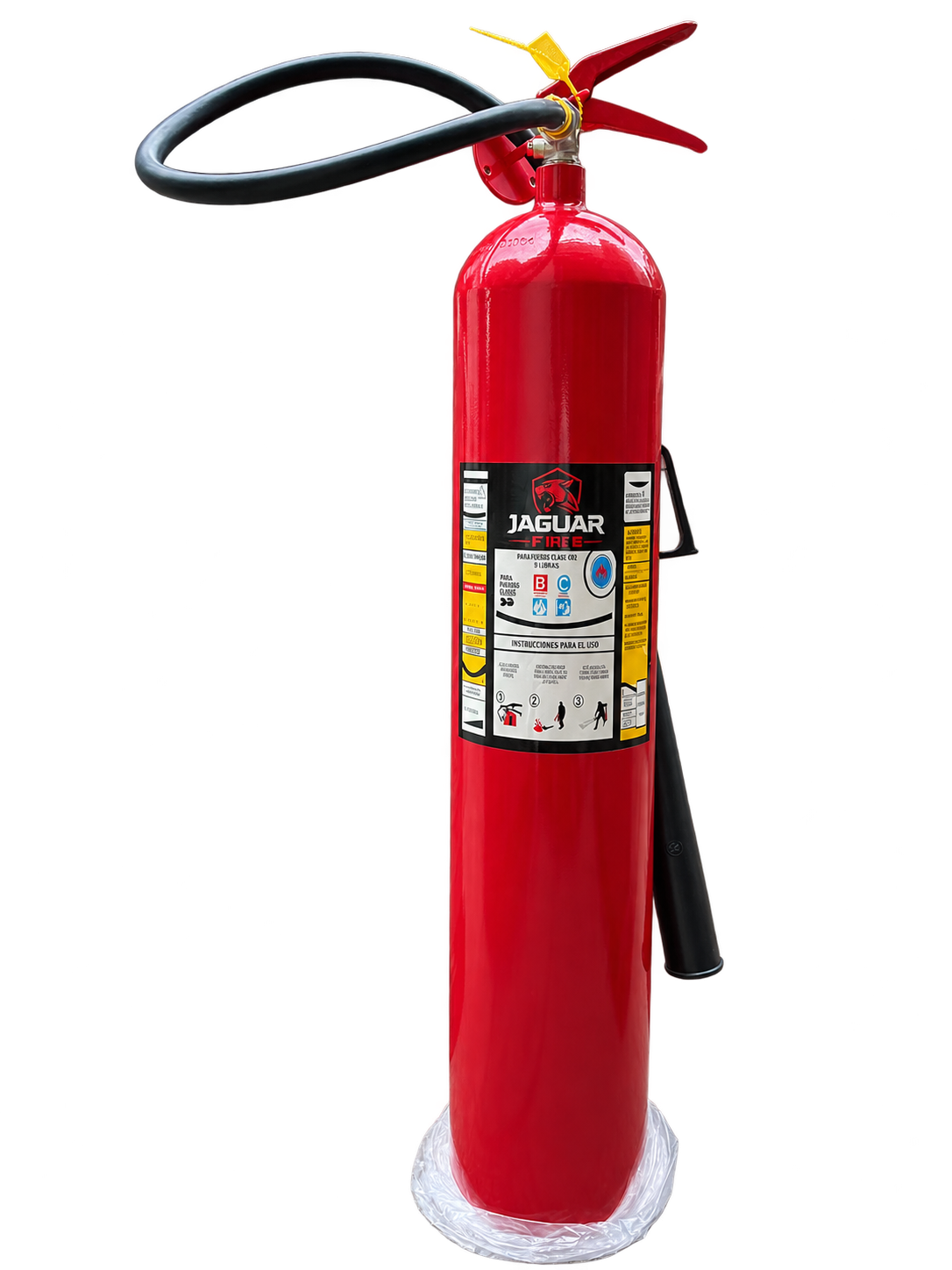 EXTINTOR JAGUAR FIRE CO2 10LBS