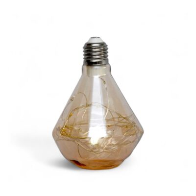 FOCO LED DECORATIVO T/DIAMANTE 2.5W - COLOR AMBER - 2700K