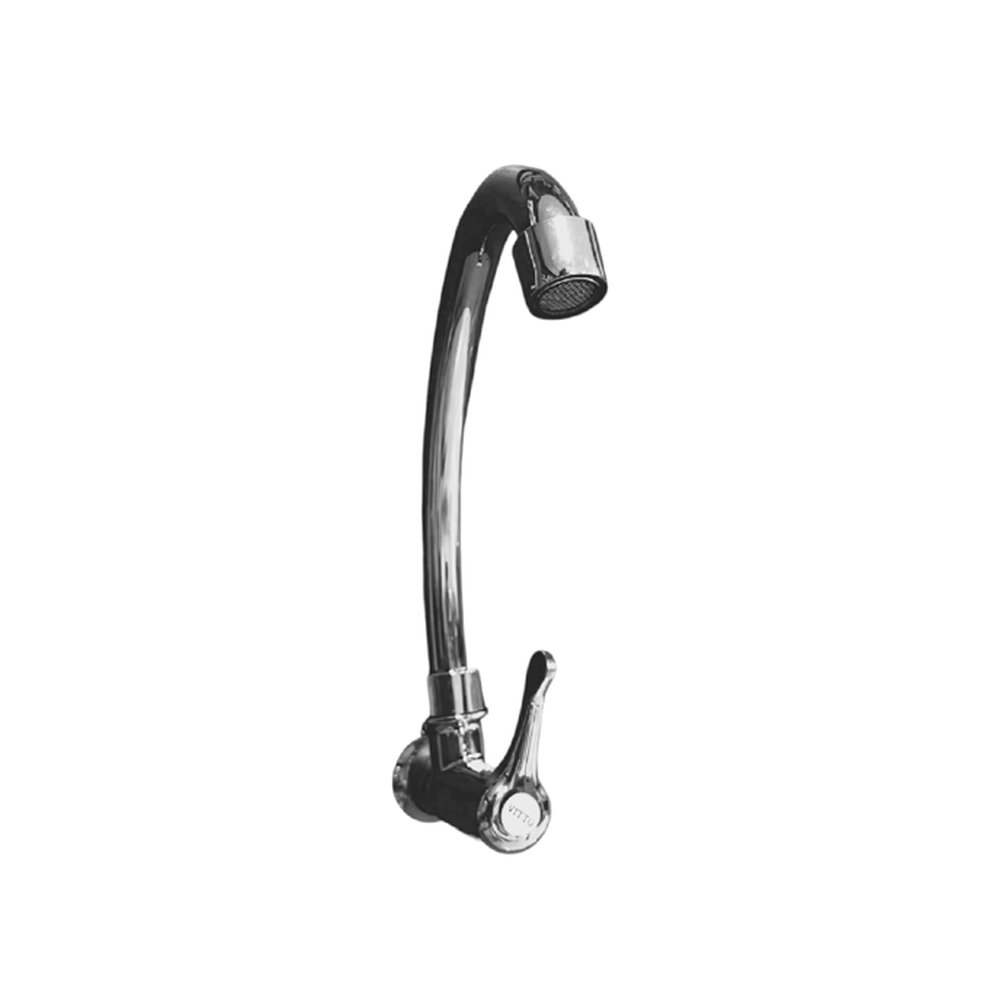 LLAVE VITTO PARED/COCINA CUELLO DE GANSO P/CROMADO C/PALANCA
