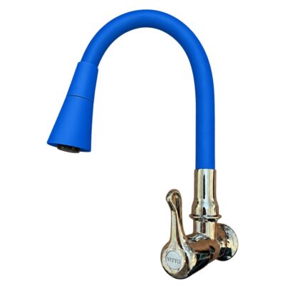 LLAVE VITTO FLEXIBLE 2 FUNCIONES T/CONO PARED/COCINA COLOR AZUL