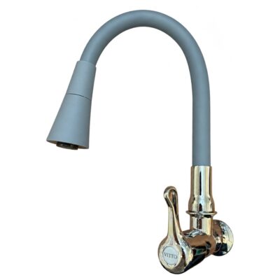 LLAVE VITTO FLEXIBLE 2 FUNCIONES T/CONO PARED/COCINA COLOR GRIS