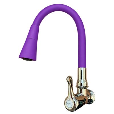 LLAVE VITTO FLEXIBLE 2 FUNCIONES T/CONO PARED/COCINA COLOR MORADO
