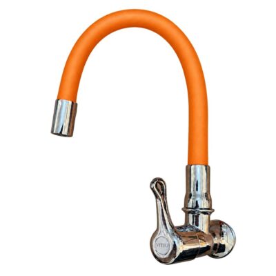 LLAVE VITTO FLEXIBLE PARED/COCINA COLOR NARANJA