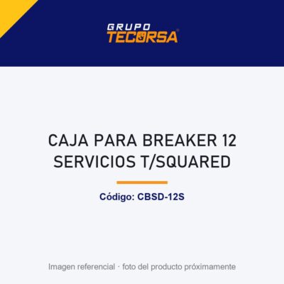 CAJA PARA BREAKER 12 SERVICIOS T/SQUARED